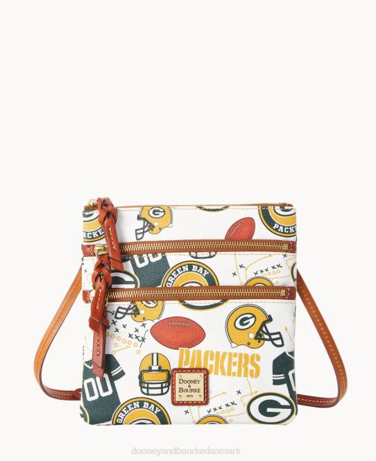 Dooney & Bourke nfl n s tredobbelt lynlås crossbody JV0J1941 poser pakkerier