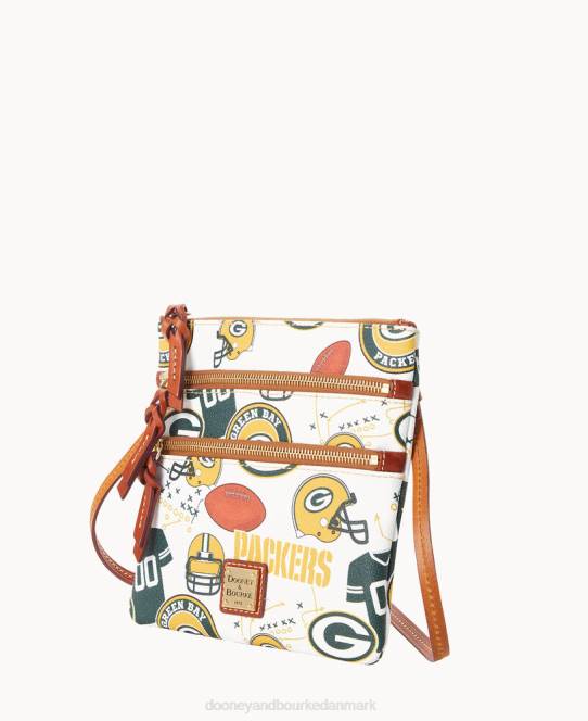Dooney & Bourke nfl n s tredobbelt lynlås crossbody JV0J1941 poser pakkerier