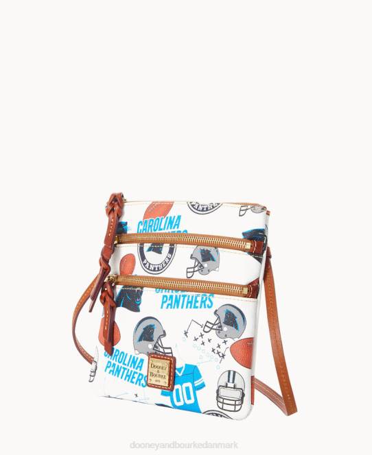 Dooney & Bourke nfl n s tredobbelt lynlås crossbody JV0J1945 poser pantere