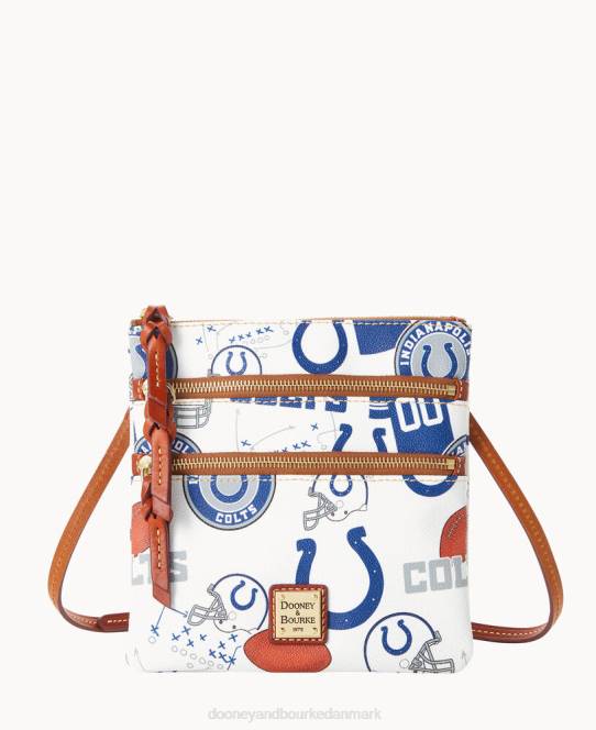 Dooney & Bourke nfl n s tredobbelt lynlås crossbody JV0J1973 poser hingsteføl