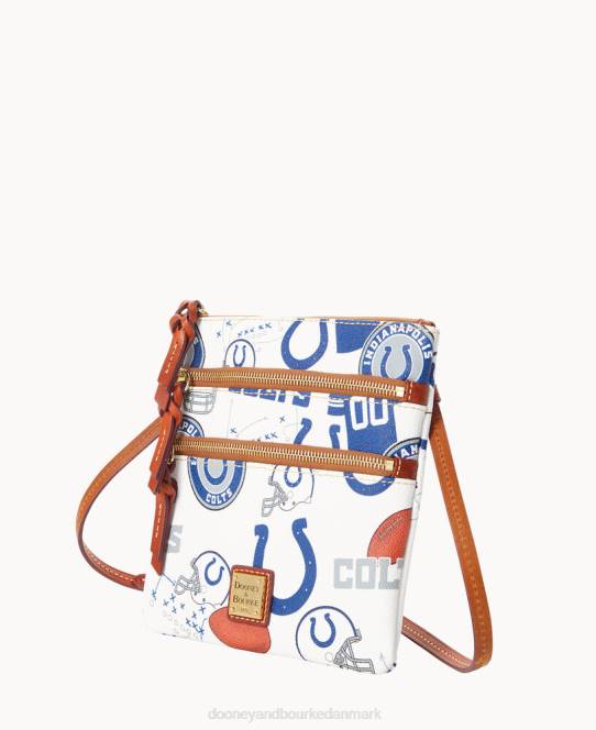 Dooney & Bourke nfl n s tredobbelt lynlås crossbody JV0J1973 poser hingsteføl