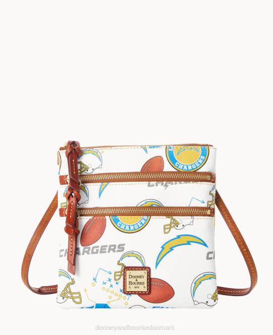Dooney & Bourke nfl n s tredobbelt lynlås crossbody JV0J1976 poser opladere
