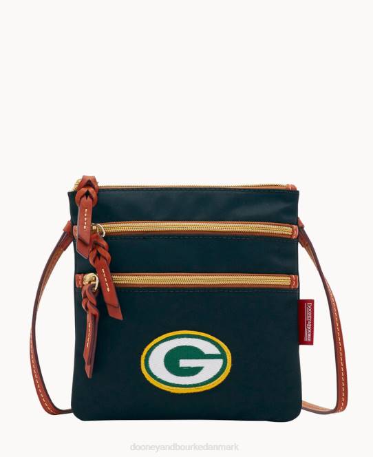 Dooney & Bourke nfl n s tredobbelt lynlås w id holder JV0J1985 poser pakkerier