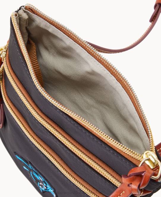 Dooney & Bourke nfl n s tredobbelt lynlås w id holder JV0J1988 poser pantere