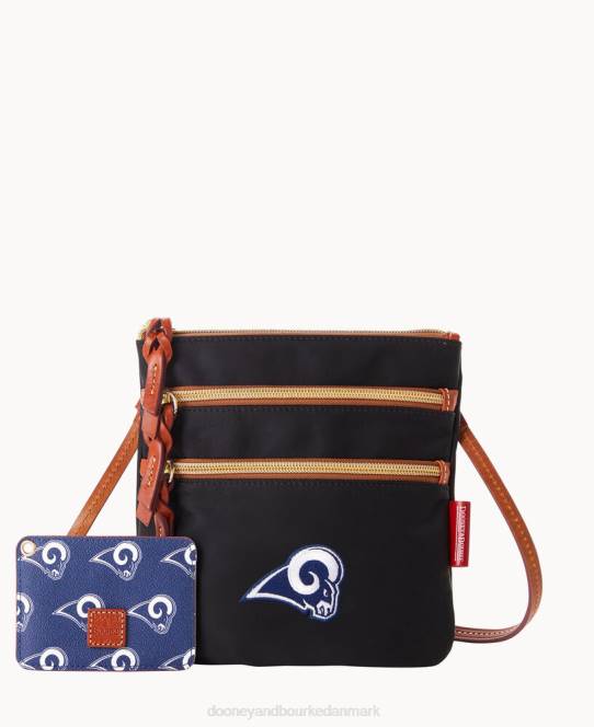 Dooney & Bourke nfl n s tredobbelt lynlås w id holder JV0J1994 poser væddere