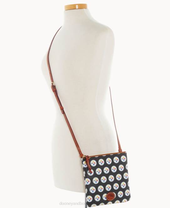 Dooney & Bourke nfl nord syd top zip crossbody JV0J2513 poser stålere