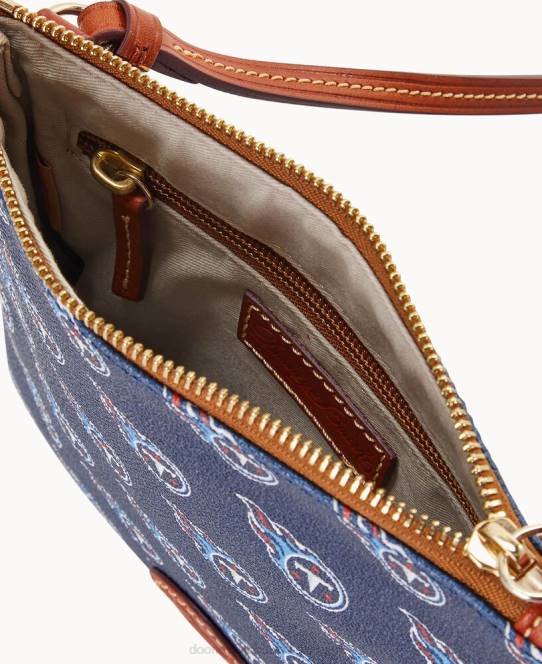 Dooney & Bourke nfl nord syd top zip crossbody JV0J2710 poser titaner