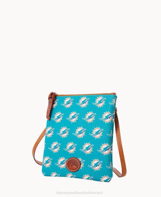 Dooney & Bourke nfl nord syd top zip crossbody JV0J2729 poser delfiner