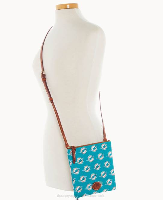 Dooney & Bourke nfl nord syd top zip crossbody JV0J2729 poser delfiner