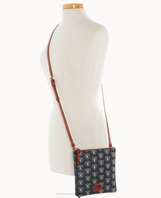 Dooney & Bourke nfl nord syd top zip crossbody JV0J2733 poser raiders