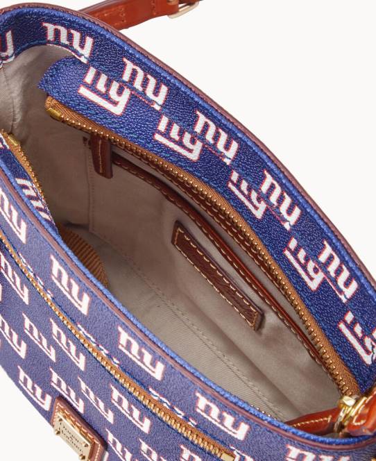 Dooney & Bourke nfl ny lille crossbody med lynlås JV0J1738 poser kæmper