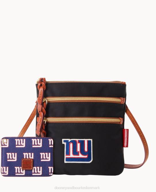 Dooney & Bourke nfl ny n s tredobbelt lynlås w id holder JV0J1979 poser kæmper