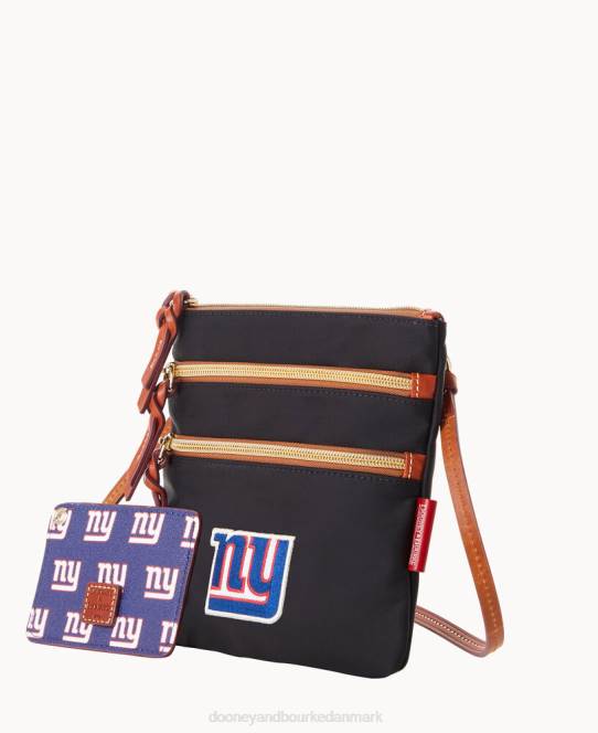 Dooney & Bourke nfl ny n s tredobbelt lynlås w id holder JV0J1979 poser kæmper