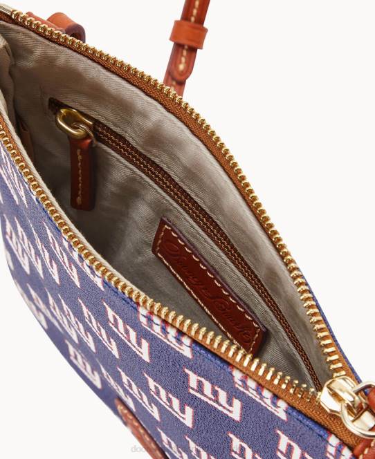 Dooney & Bourke nfl ny nord syd top zip crossbody JV0J2699 poser kæmper