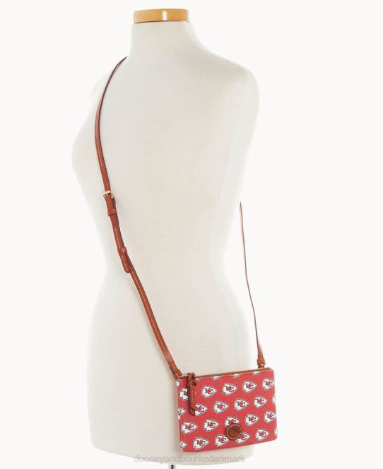 Dooney & Bourke nfl top crossbody med lynlås JV0J2784 poser høvdinge