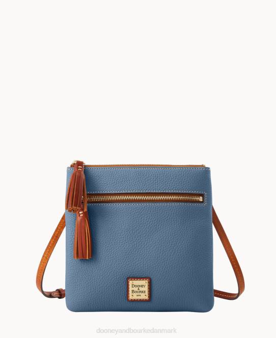 Dooney & Bourke pebble grain dobbelt lynlås kvast crossbody JV0J2343 poser jeans
