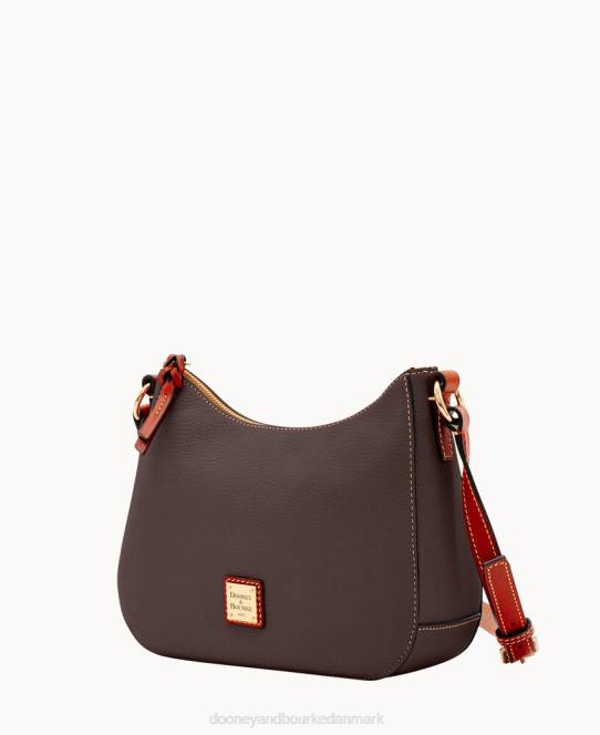 Dooney & Bourke pebble grain lille kiley crossbody JV0J1587 poser brun tmoro