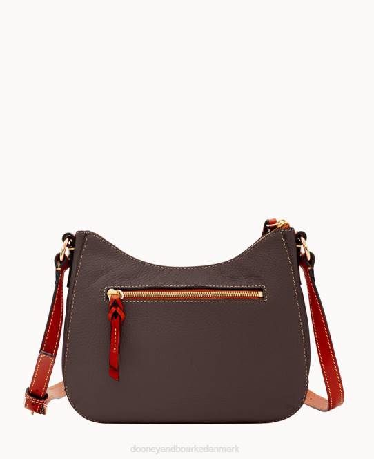 Dooney & Bourke pebble grain lille kiley crossbody JV0J1587 poser brun tmoro