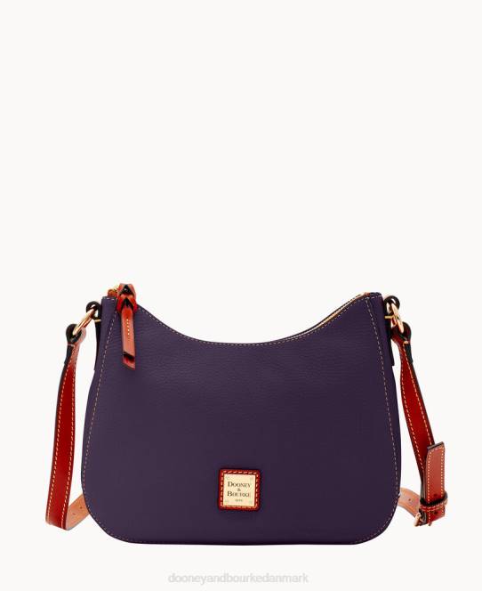 Dooney & Bourke pebble grain lille kiley crossbody JV0J1591 poser blomme vin