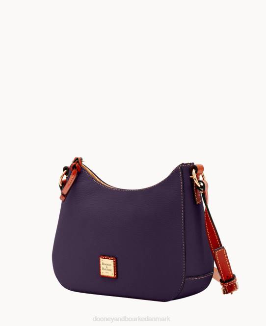 Dooney & Bourke pebble grain lille kiley crossbody JV0J1591 poser blomme vin