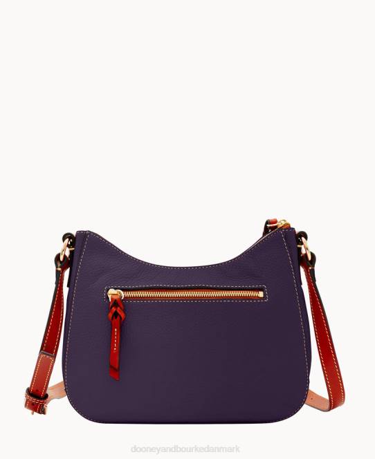 Dooney & Bourke pebble grain lille kiley crossbody JV0J1591 poser blomme vin