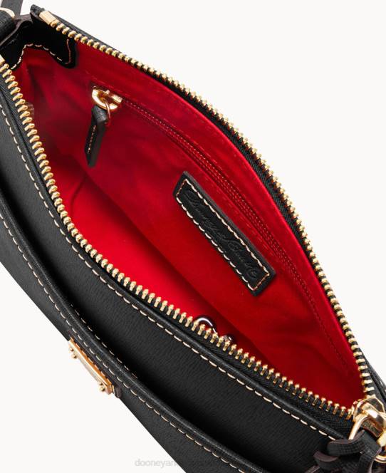 Dooney & Bourke saffiano ingefær crossbody JV0J2320 poser sort