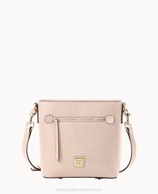 Dooney & Bourke saffiano lille crossbody med lynlås JV0J1614 poser rødme