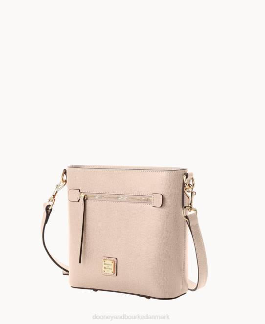 Dooney & Bourke saffiano lille crossbody med lynlås JV0J1614 poser rødme