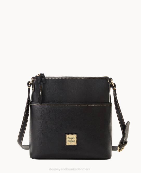 Dooney & Bourke saffiano lille hverdags crossbody JV0J2815 poser sort