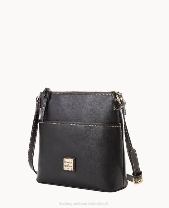 Dooney & Bourke saffiano lille hverdags crossbody JV0J2815 poser sort