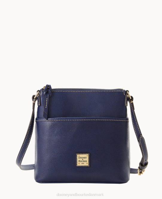 Dooney & Bourke saffiano lille hverdags crossbody JV0J2816 poser marine