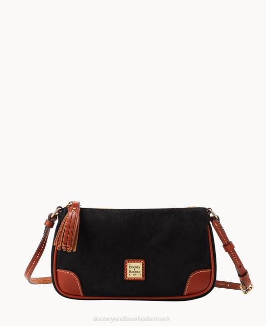 Dooney & Bourke slank crossbody i ruskind JV0J2552 poser sort