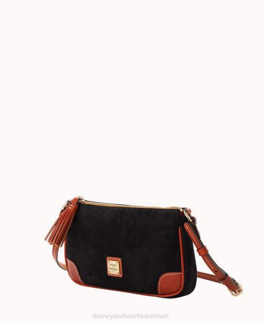 Dooney & Bourke slank crossbody i ruskind JV0J2552 poser sort