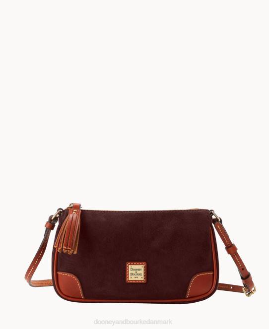 Dooney & Bourke slank crossbody i ruskind JV0J2557 poser vin