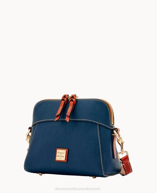 Dooney & Bourke småsten korn cameron crossbody JV0J2141 poser midnatsblå