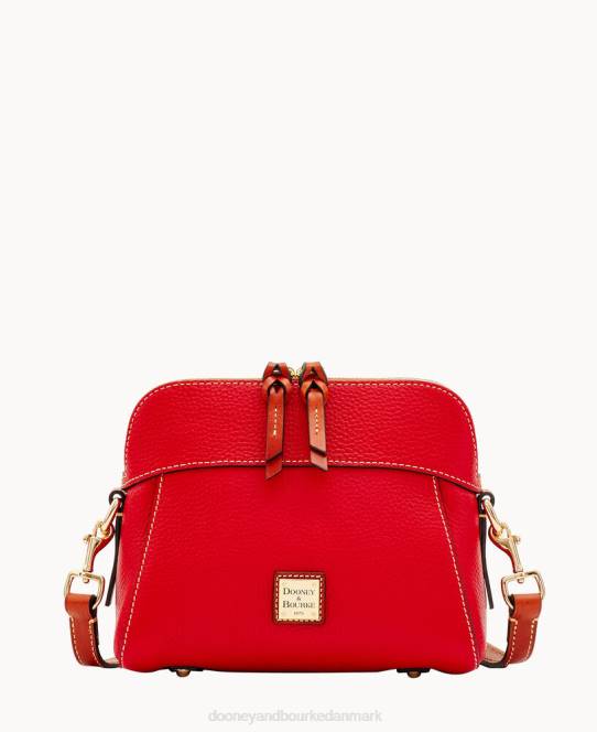 Dooney & Bourke småsten korn cameron crossbody JV0J2142 poser rød
