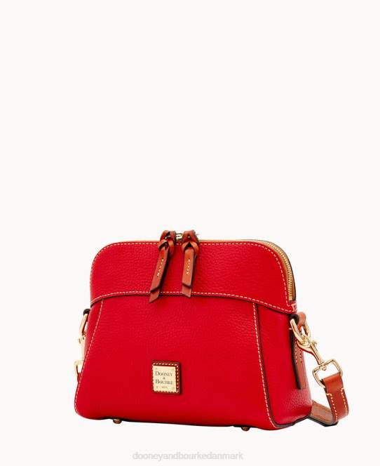 Dooney & Bourke småsten korn cameron crossbody JV0J2142 poser rød