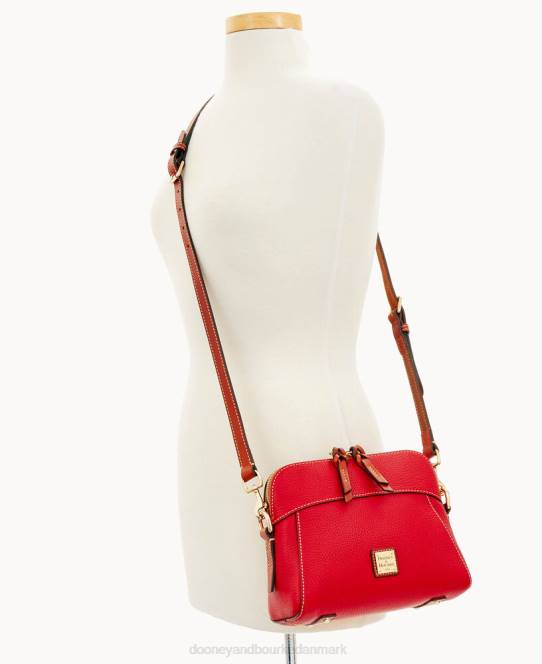 Dooney & Bourke småsten korn cameron crossbody JV0J2142 poser rød