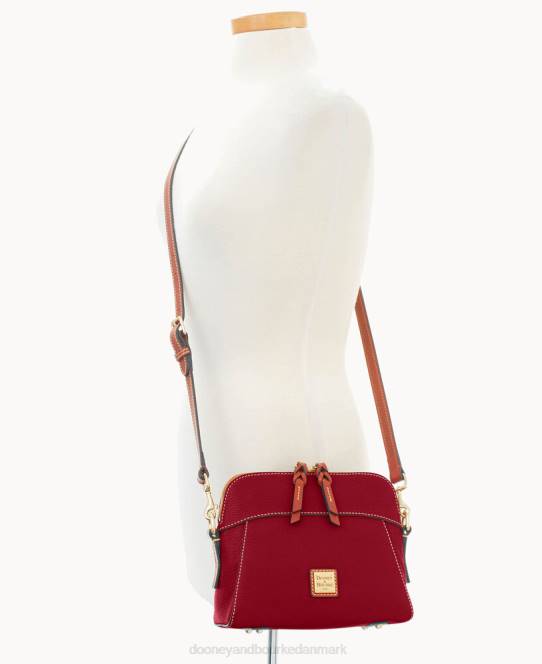Dooney & Bourke småsten korn cameron crossbody JV0J2147 poser vin