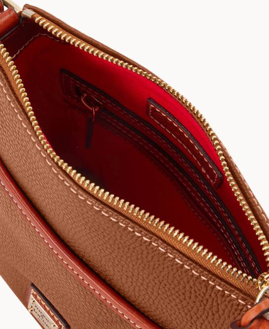 Dooney & Bourke småsten korn lille hverdag crossbody JV0J2580 poser karamel