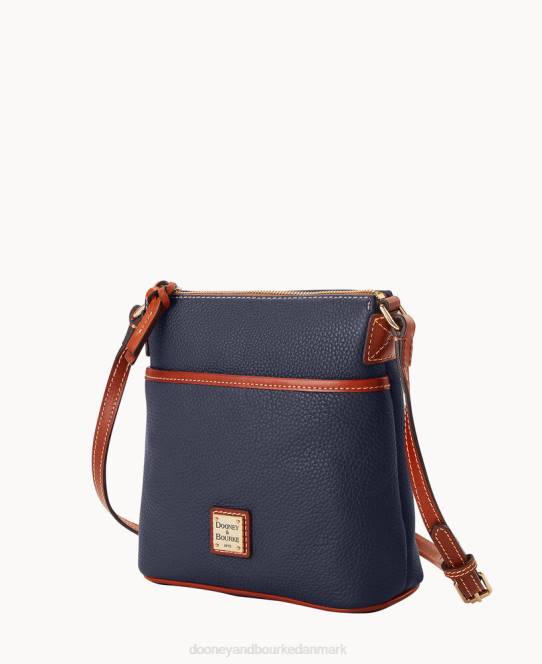 Dooney & Bourke småsten korn lille hverdag crossbody JV0J2583 poser midnatsblå