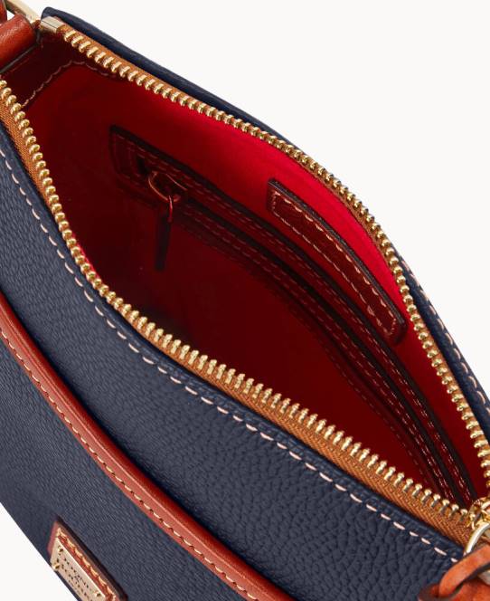 Dooney & Bourke småsten korn lille hverdag crossbody JV0J2583 poser midnatsblå