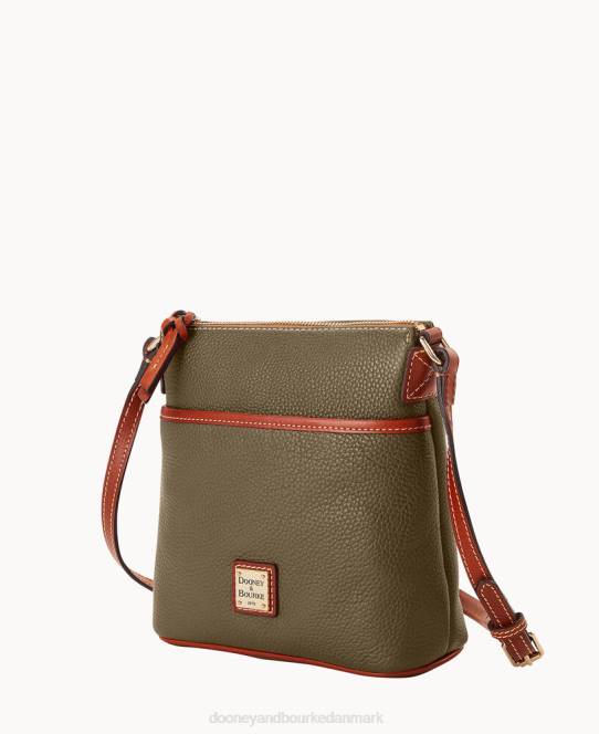 Dooney & Bourke småsten korn lille hverdag crossbody JV0J2584 poser oliven