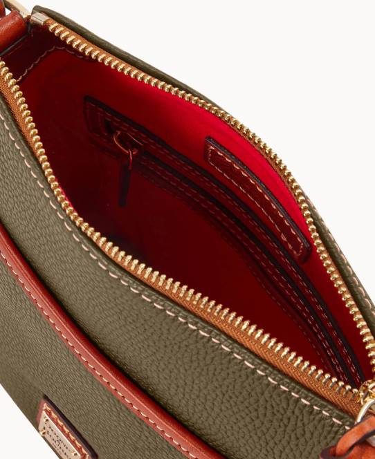 Dooney & Bourke småsten korn lille hverdag crossbody JV0J2584 poser oliven