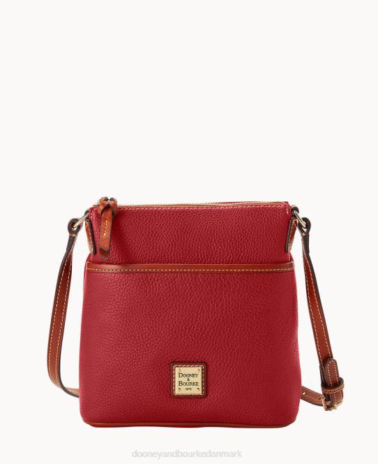 Dooney & Bourke småsten korn lille hverdag crossbody JV0J2585 poser rød