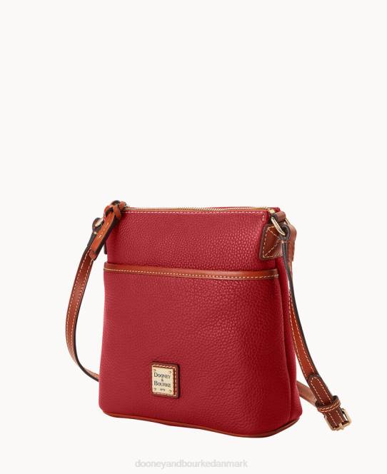 Dooney & Bourke småsten korn lille hverdag crossbody JV0J2585 poser rød