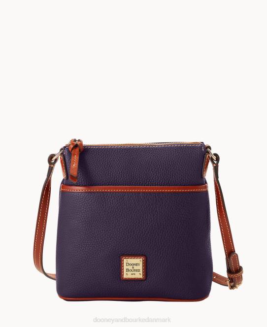 Dooney & Bourke småsten korn lille hverdag crossbody JV0J2587 poser blomme vin