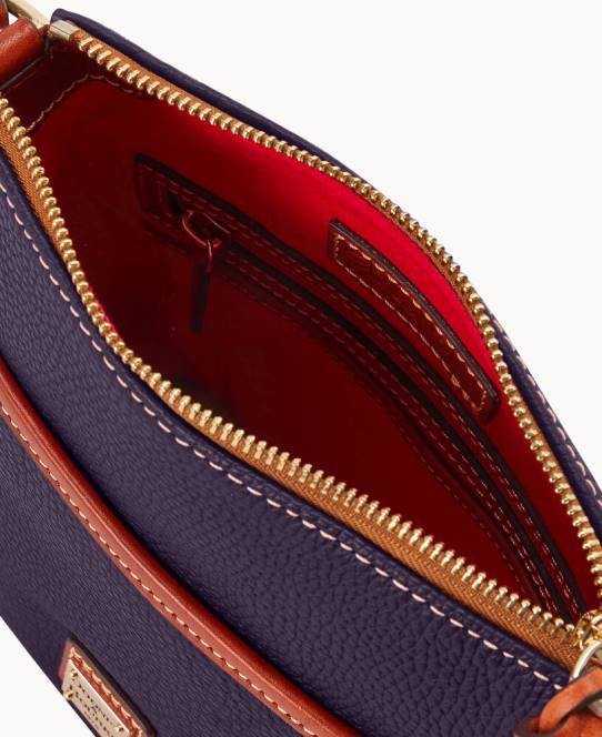 Dooney & Bourke småsten korn lille hverdag crossbody JV0J2587 poser blomme vin