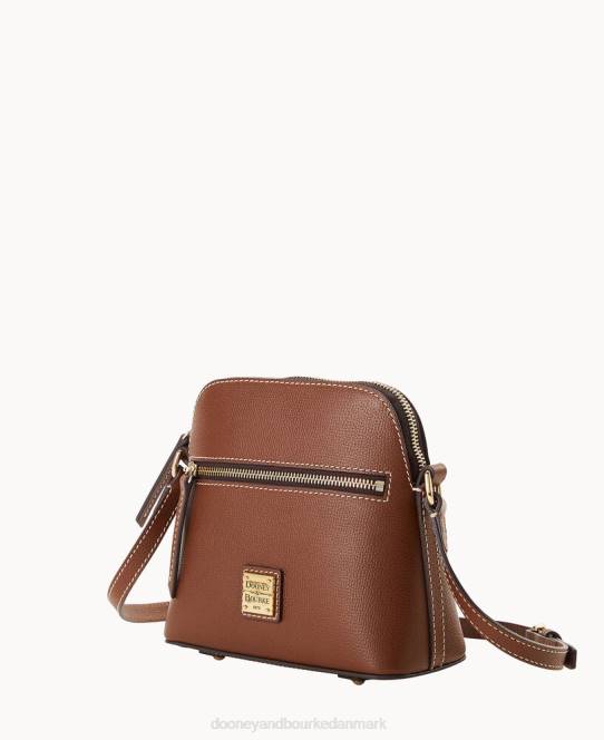Dooney & Bourke sorrento lynlås kuppel crossbody JV0J2571 poser bark