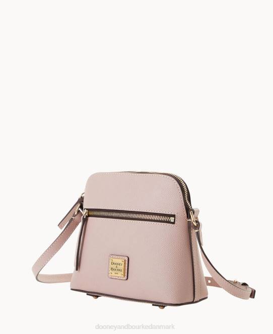 Dooney & Bourke sorrento lynlås kuppel crossbody JV0J2574 poser champignon